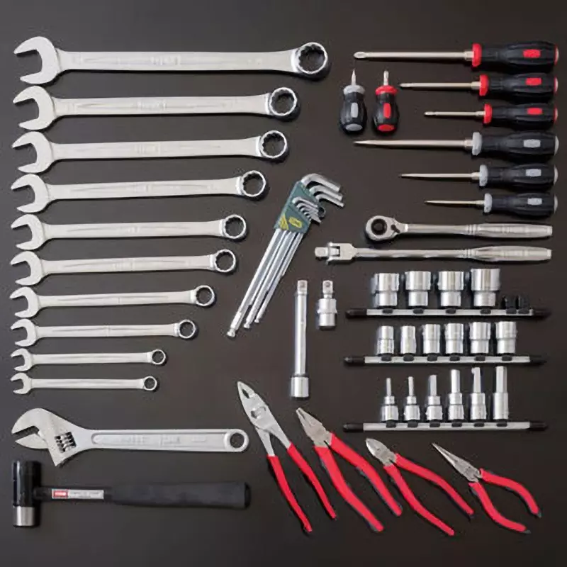 TONE Service Board Set With Shutter (Cs411C+C50B) 12.7 mm Square Drive, CS411