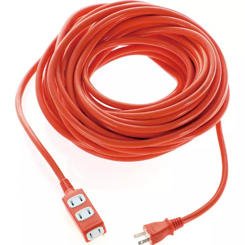 TRUSCO Soft Type Plug Vinyl Chloride Resin 20 m cable Length, TRIS15-203-O
