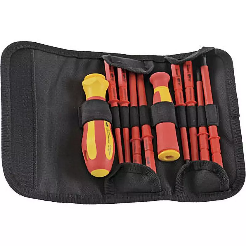 TRUSCO Insulated Driver Set With Magnetic, TZDS-8S