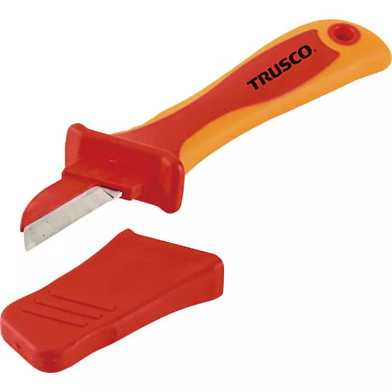 TRUSCO Insulated Electrical Knife 200 mm Overall Length, TZEN-200C