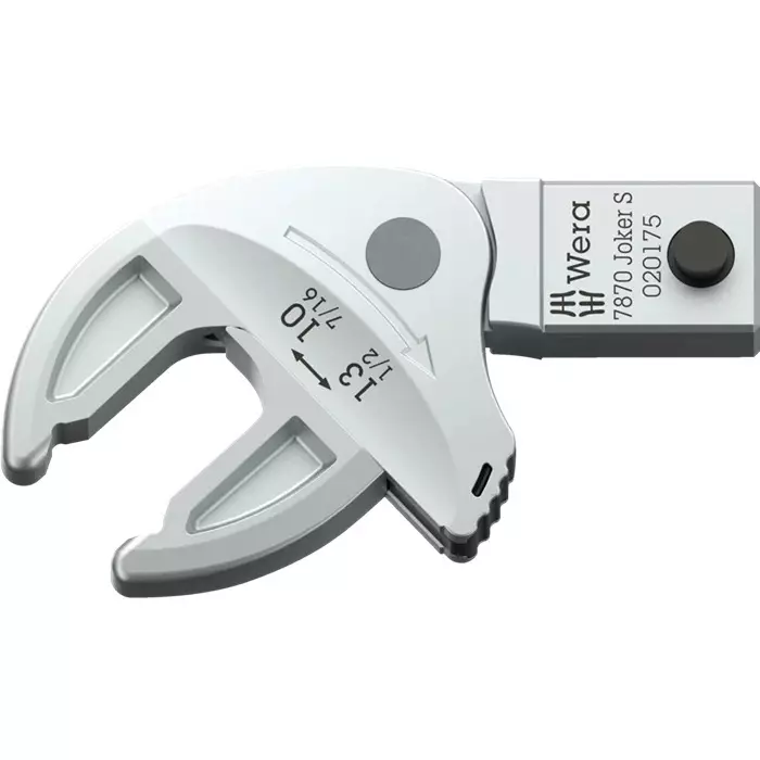 Wera Insert Spanner 7/16 - 1/2 Inch (11 - 12 mm) Size Silver for Industrial Use, 05020175001