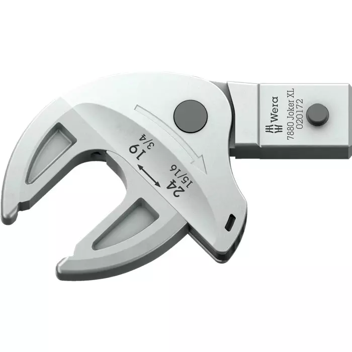 Wera Insert Spanner 3/4, 25/32, 13/16, 7/8, 15/16 Inch (19, 20, 21, 22, 24 mm) Size Silver for Industrial Use, 05020172001