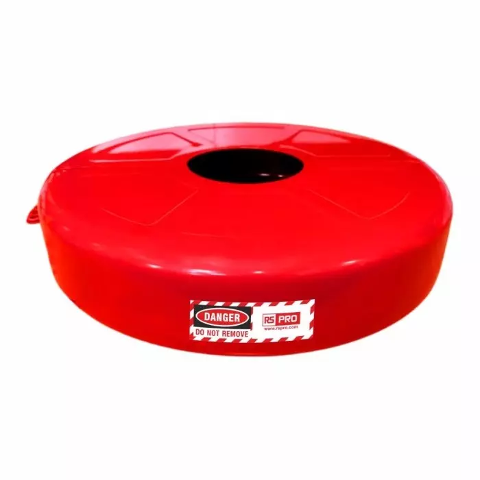 RS Pro Red 4-Lock Steel Gate Valve Lockout