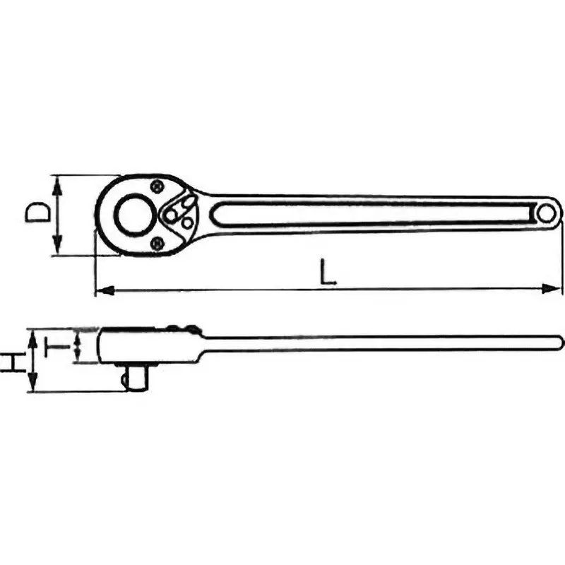 TONE Ratchet Handle 12.7 mm Square Drive, 371