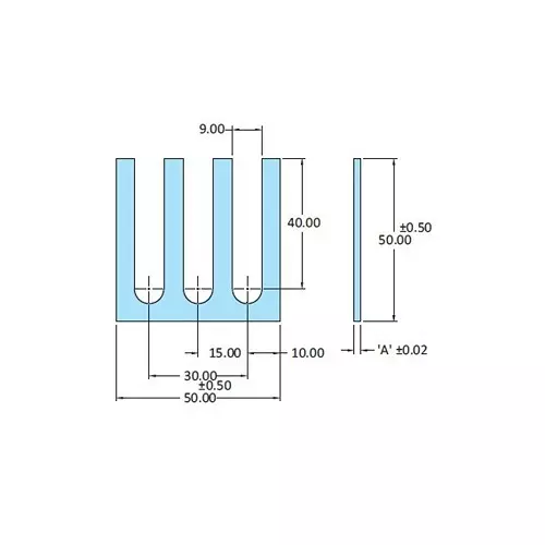 STEEL-SMITH Shimpacks 5050-9 Series 1.00 ±0.02 Dimension