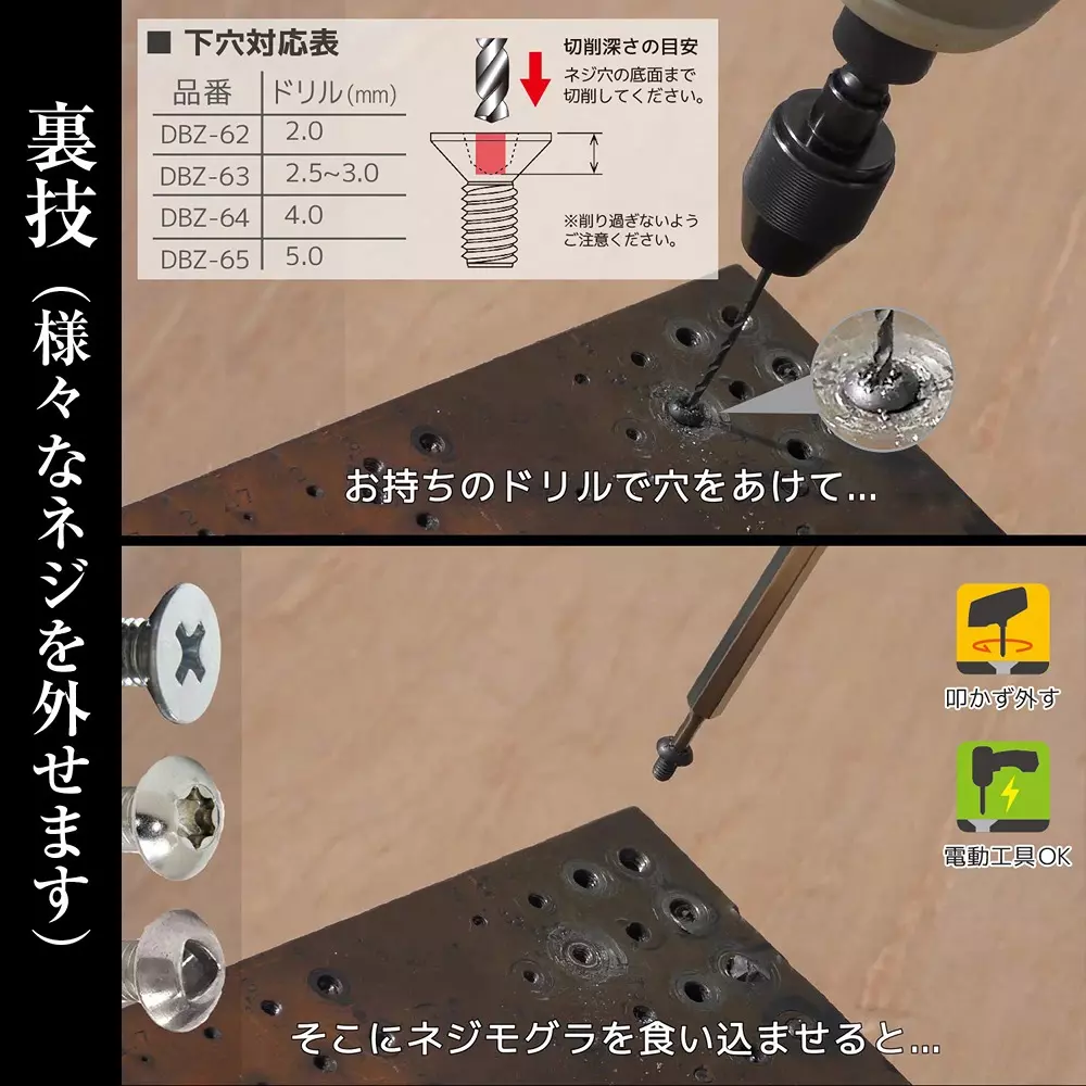 engineer-screw-mole-105-mm-overall-length-dbz-64