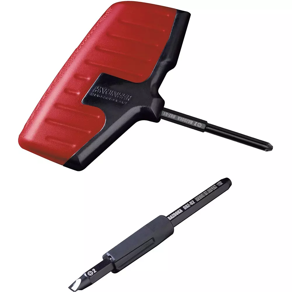 Engineer Neji-Saurus Bazooka Rapid Screw Extractor (Bit) 105 mm Overall Length, DBZ-60R