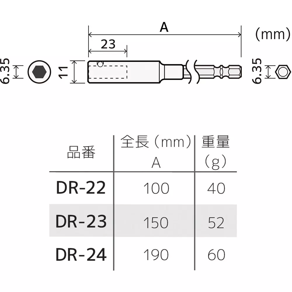 engineer-drill-extension-bit-dr-23
