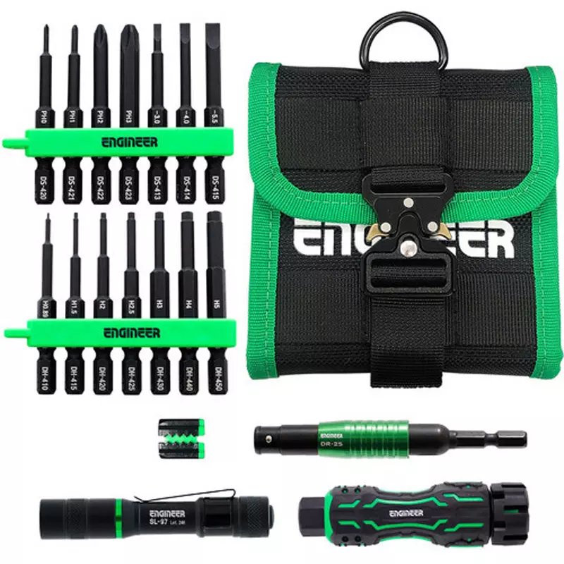 Engineer My Kit 19-Piece Set 6.35mm Square Drive, KS-45