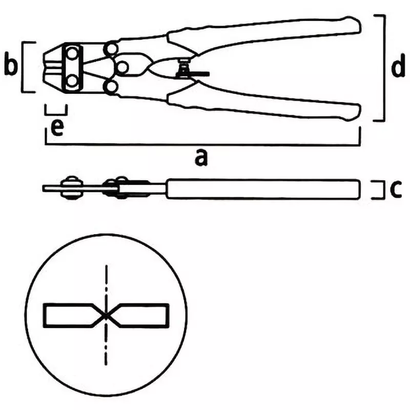 fujiya-aluminum-piano-wire-clipper-pc5-280