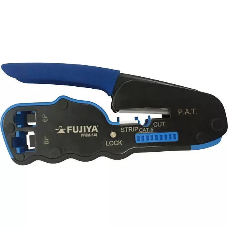 FUJIYA Modular Plug Crimping Tool 137 mm Overall Length, PP606-140