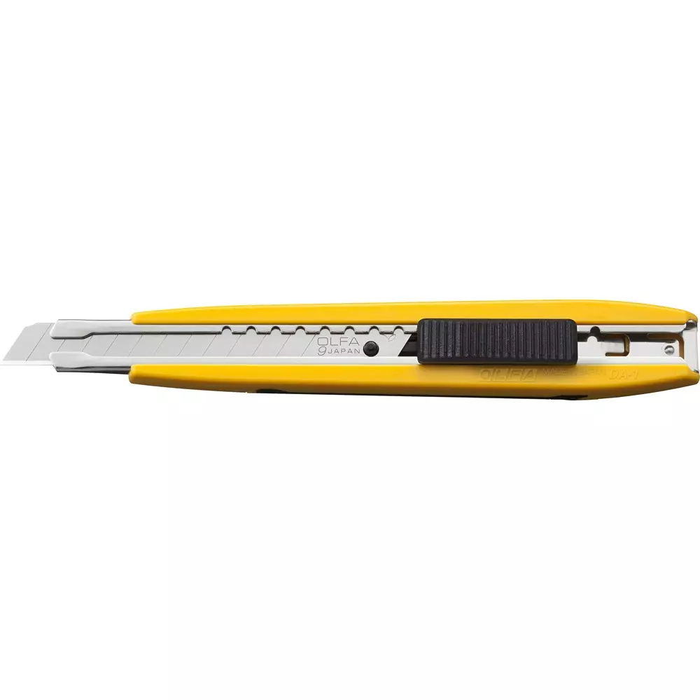 OLFA Utility Cutter Knife Yellow, Black Color, 208B