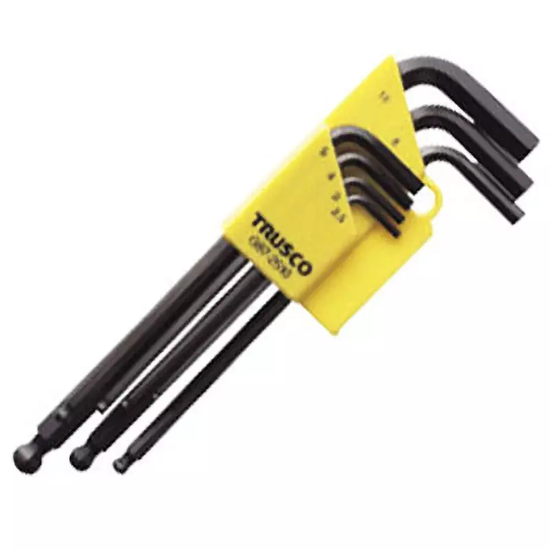 TRUSCO Ball Point Type Hexagon Stick Wrench with Ball Point Tip, GB7-2510
