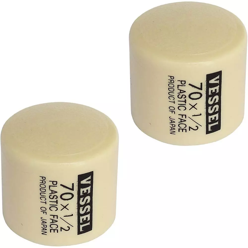 Vessel Plastic Hammer Face Replacement Beige Color, No．070105