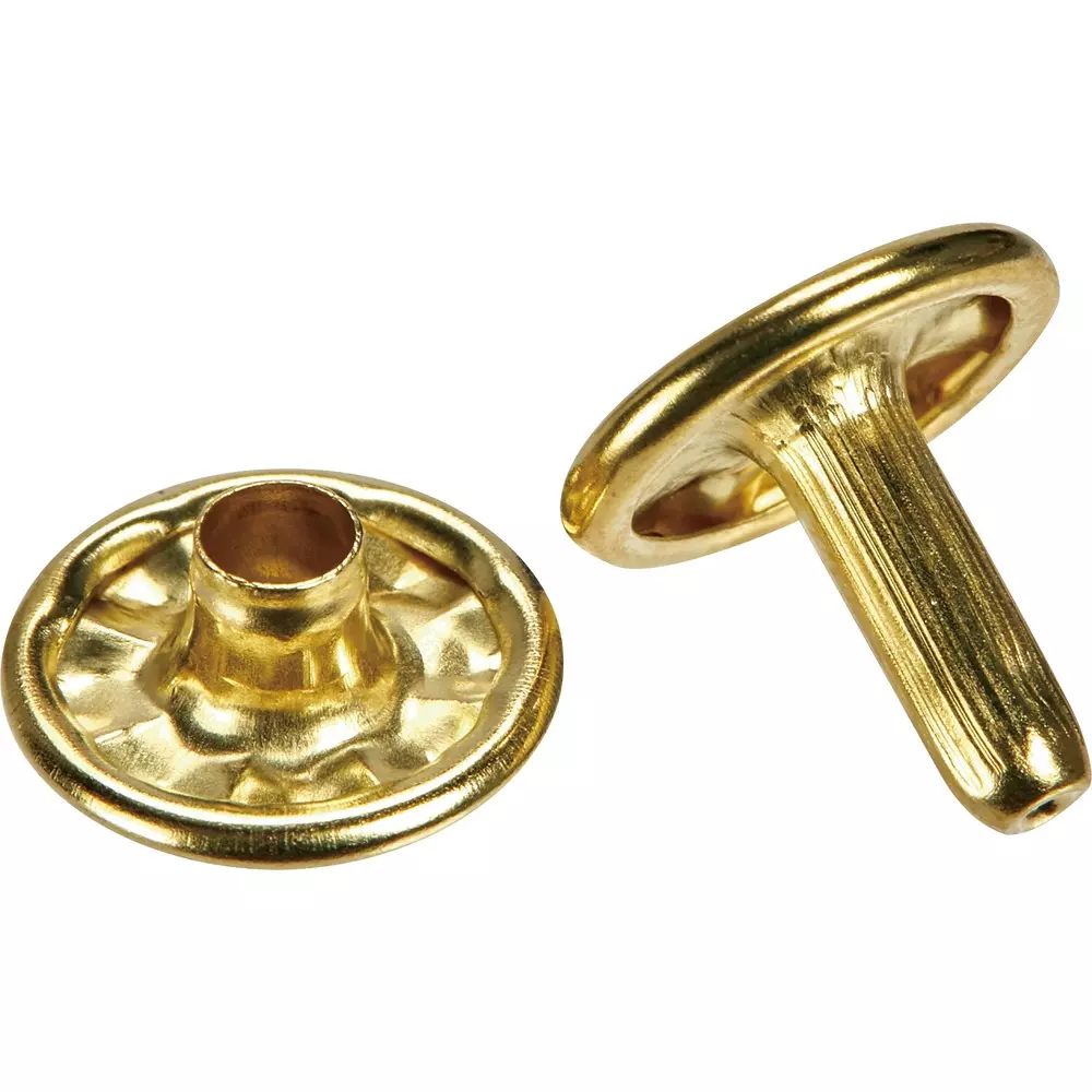 TRUSCO Oversized Riveted Brass Plating Color, P-THP-TCB (Pack of 20 Pcs)