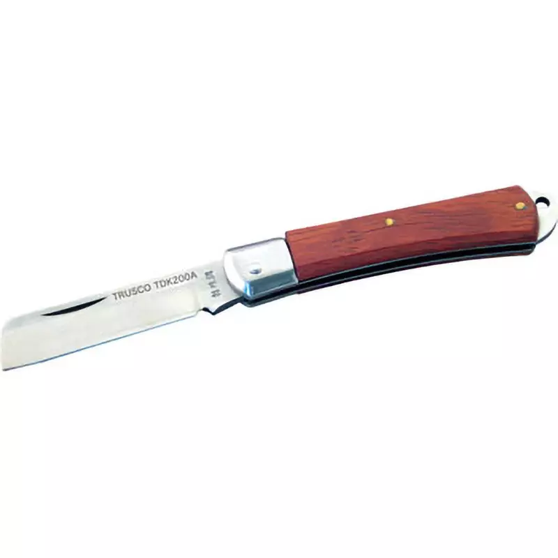 TRUSCO Electric Knife Folding Type 89 mm Blade Length, TDK-200A