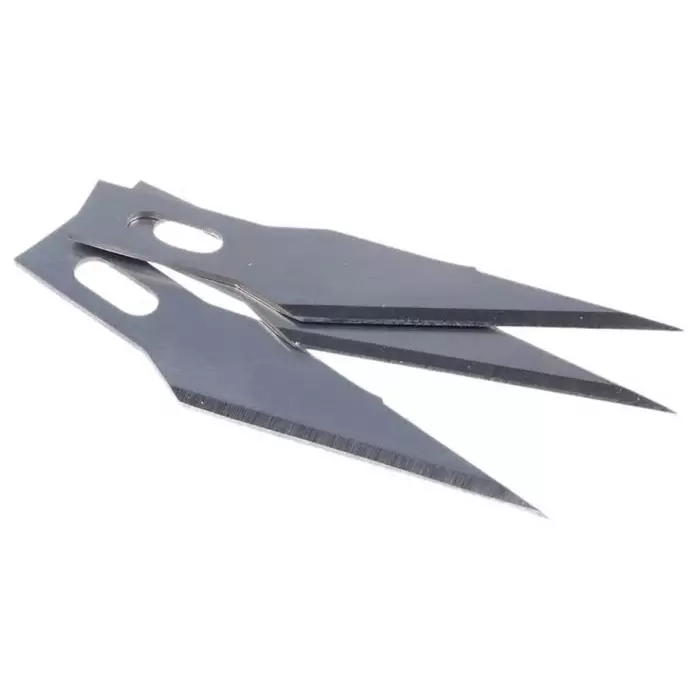 Facom Fine Point Diagonal Safety Knife Blade, 5 per Package, 845.L1