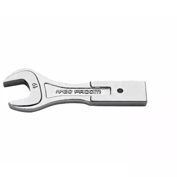 Facom 20 Series Open Ended Insert Open end insert, 23 mm, 12 x 7mm Insert, 20.23