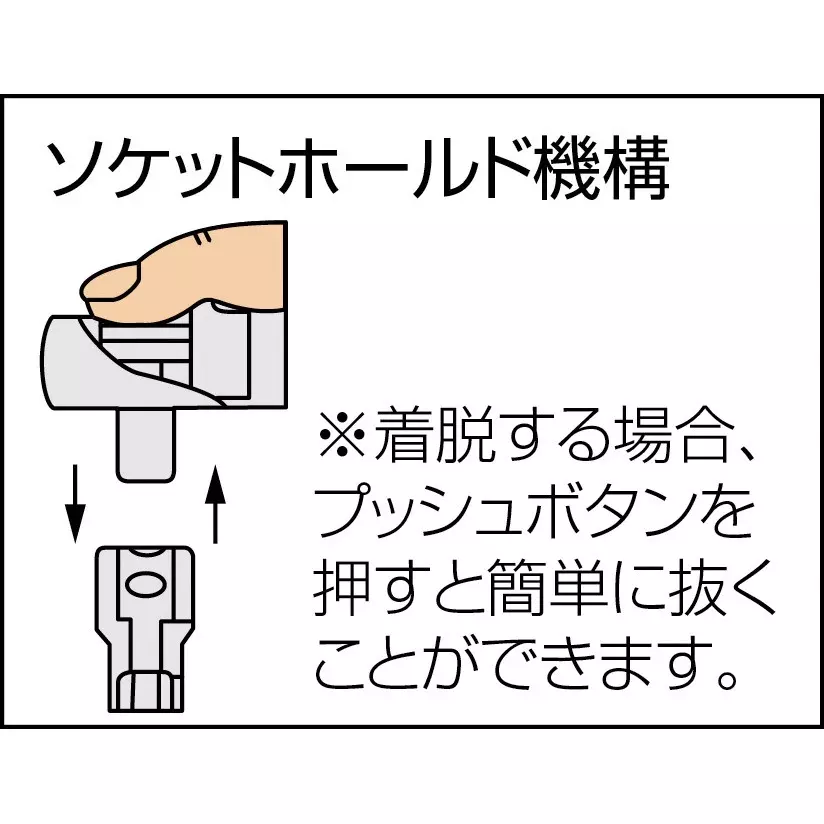 TONE Compact Short Ratchet Handle 12.7 mm Square Drive, RH4FCHS