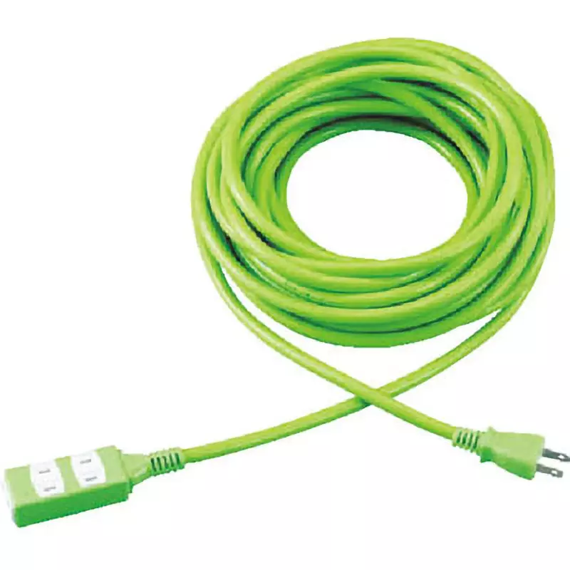TRUSCO Soft Type Plug Vinyl Chloride Resin 10 m cable Length, TRIS15-103-GN