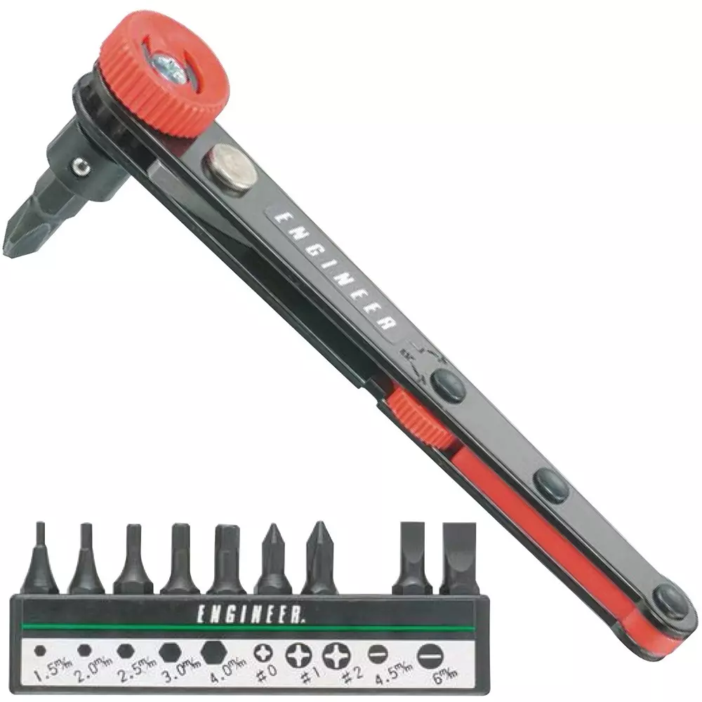 Engineer Offset Ratchet Driver Set 110 mm Overall Length, DR-06