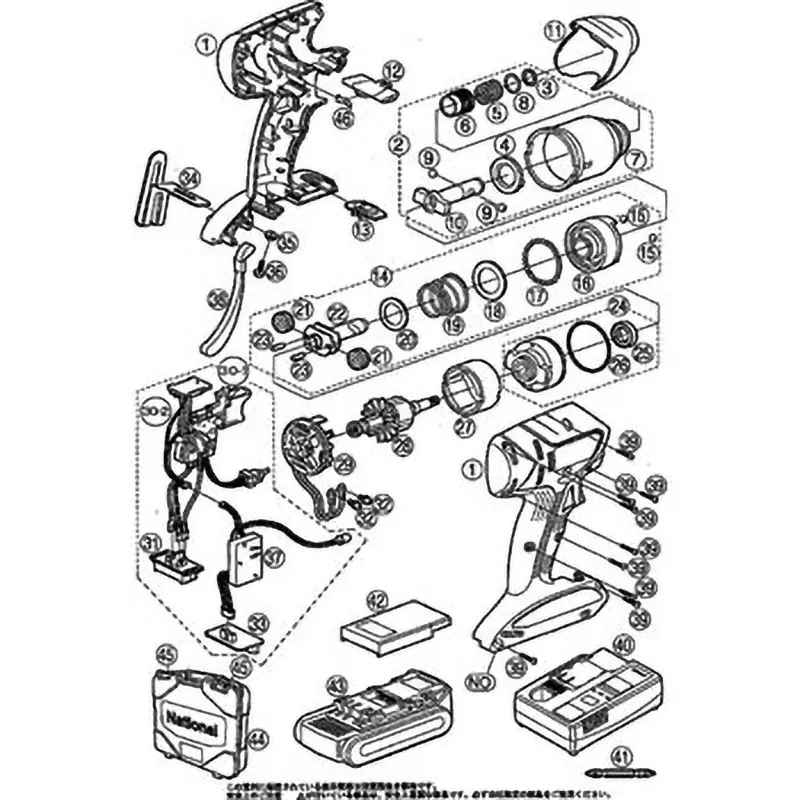 Panasonic Charging Impact Driver, EZ9648