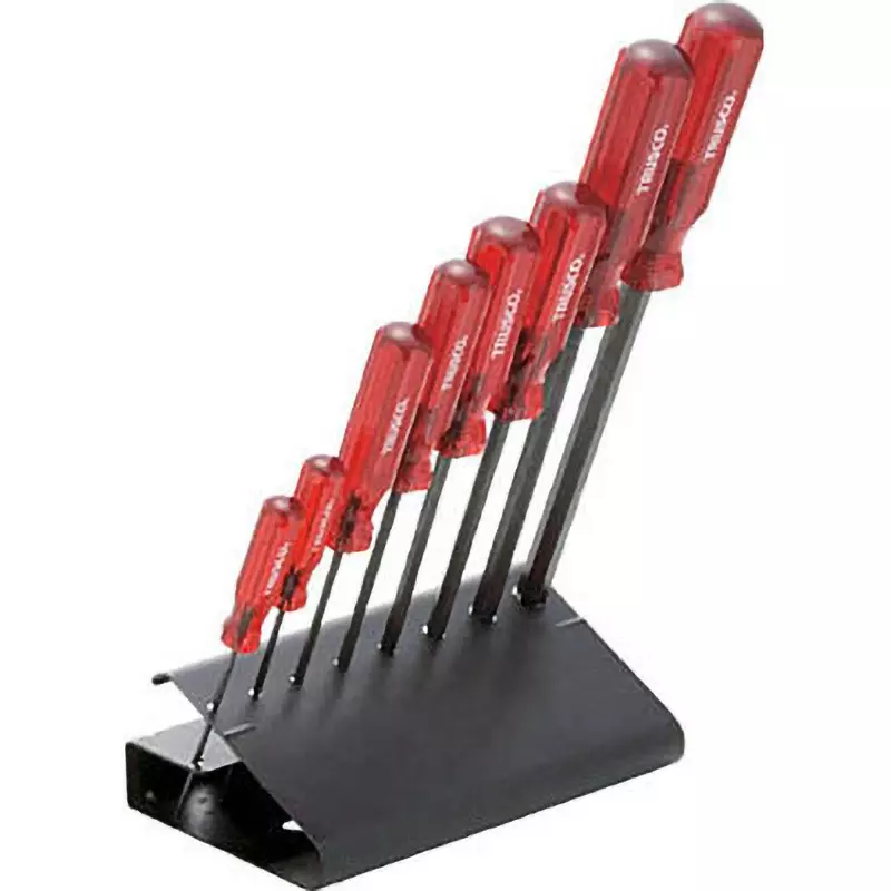 TRUSCO Ball Point Driver Set Resin, TBD-8S (Pack of 8 Pcs)