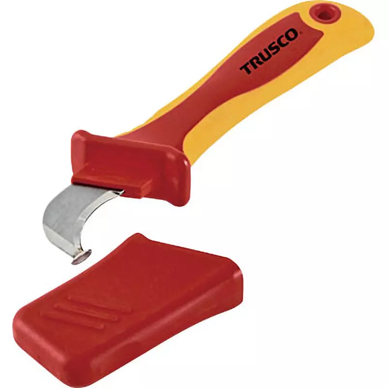 TRUSCO Insulated Electrical Knife 200 mm Overall Length, TZEN-200E