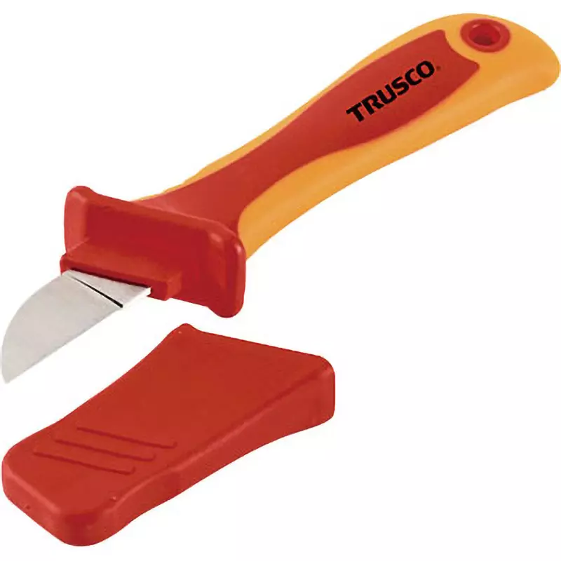 TRUSCO Insulated Electrical Knife 200 mm Overall Length, TZEN-200S