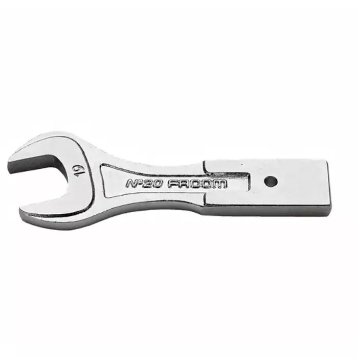 Facom 20 Series Open Ended Insert Open end insert, 27 mm, 12 x 7mm Insert, 20.27
