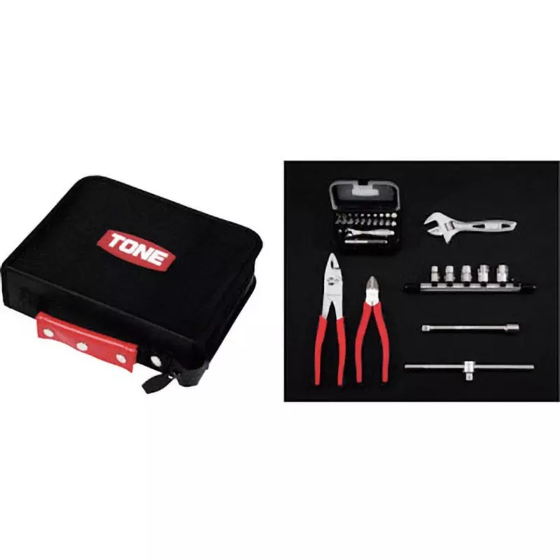 TONE Tool Set For Mechanics 9.5Sq 33 Pcs Set 9.5 mm, TSX3171 (33 Pcs Set)