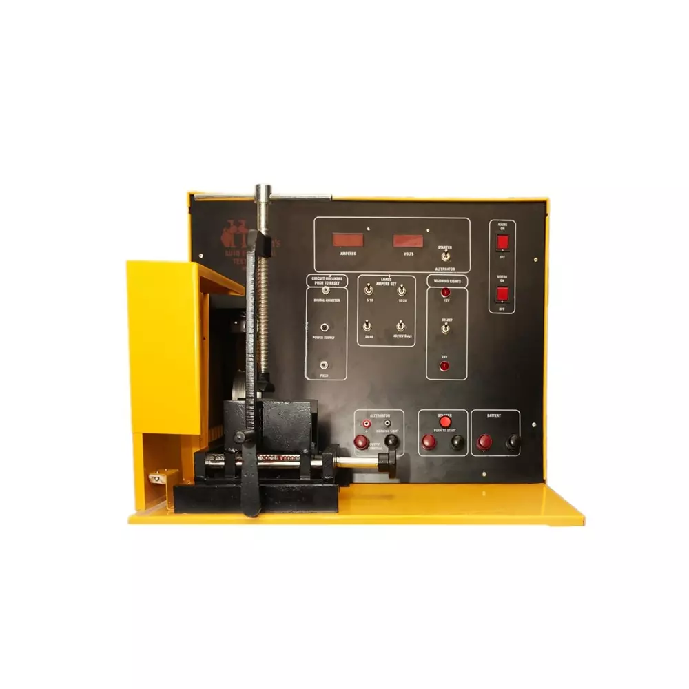 HUKUMS Auto Electrical Test Bench 1.5 kW Power 200 Amps Single Phase 2 HP, MARK II