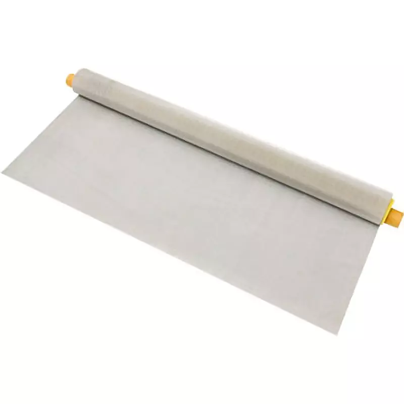 MonotaRO Plain Weave Wire Mesh Stainless Steel 0.12 mm Thickness, 49707009 (Roll of 1 Pcs)