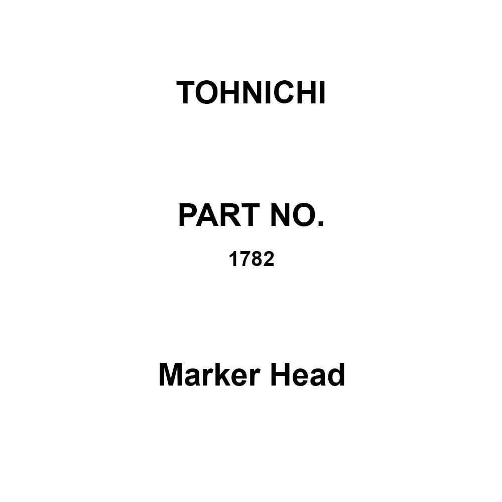 Tohnichi Marker Head, 1782