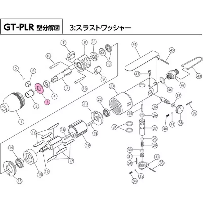 vessel-thrust-washer-for-gt-plr-part-number-3-814203