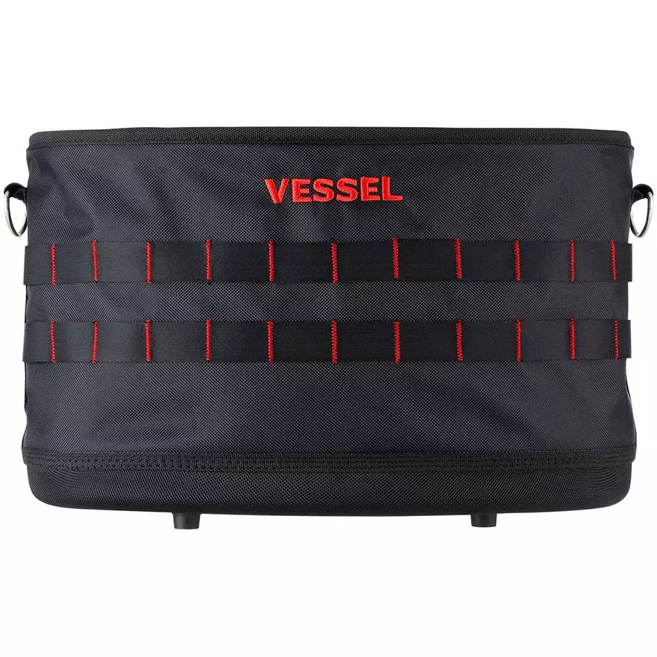 Vessel Tough Fit Bucket Black / Red Color, TBK-400