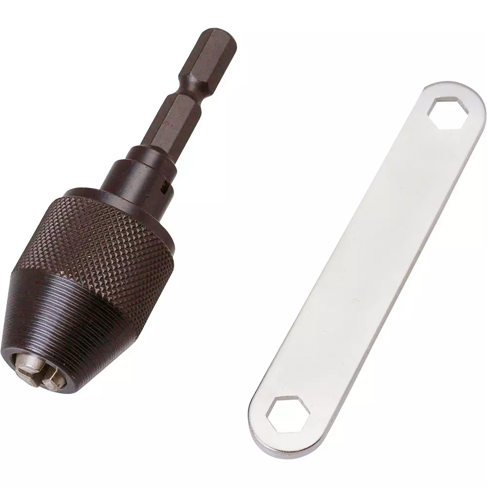 TRUSCO Keyless Drill Chuck 70 mm Overall Length, TKC-160