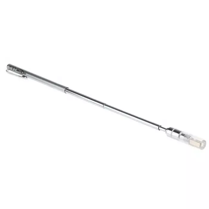Ansmann 1kg Lift Capacity Magnetic, Telescopic Extendable Pick Up Tool, 670 mm Aluminium With Aluminium Handle, 5000023