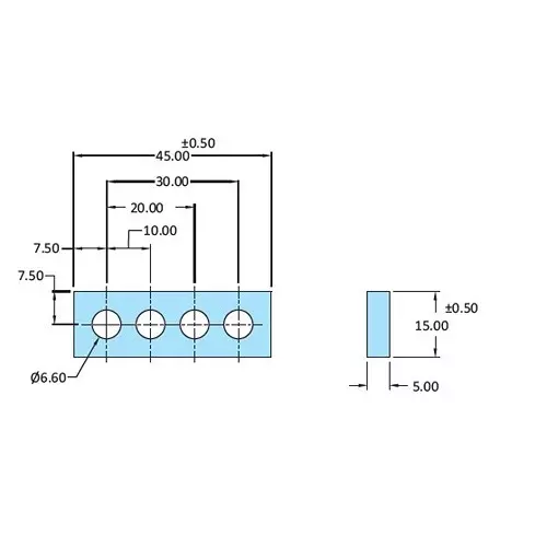 STEEL-SMITH Shimpacks 4515-6.6 Series 5.00 ±0.10 Dimension