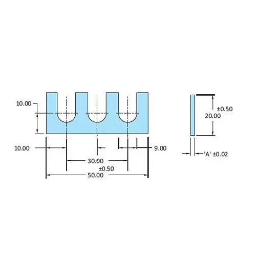 STEEL-SMITH Shimpacks 5020-9 Series 0.20 ±0.02 Dimension