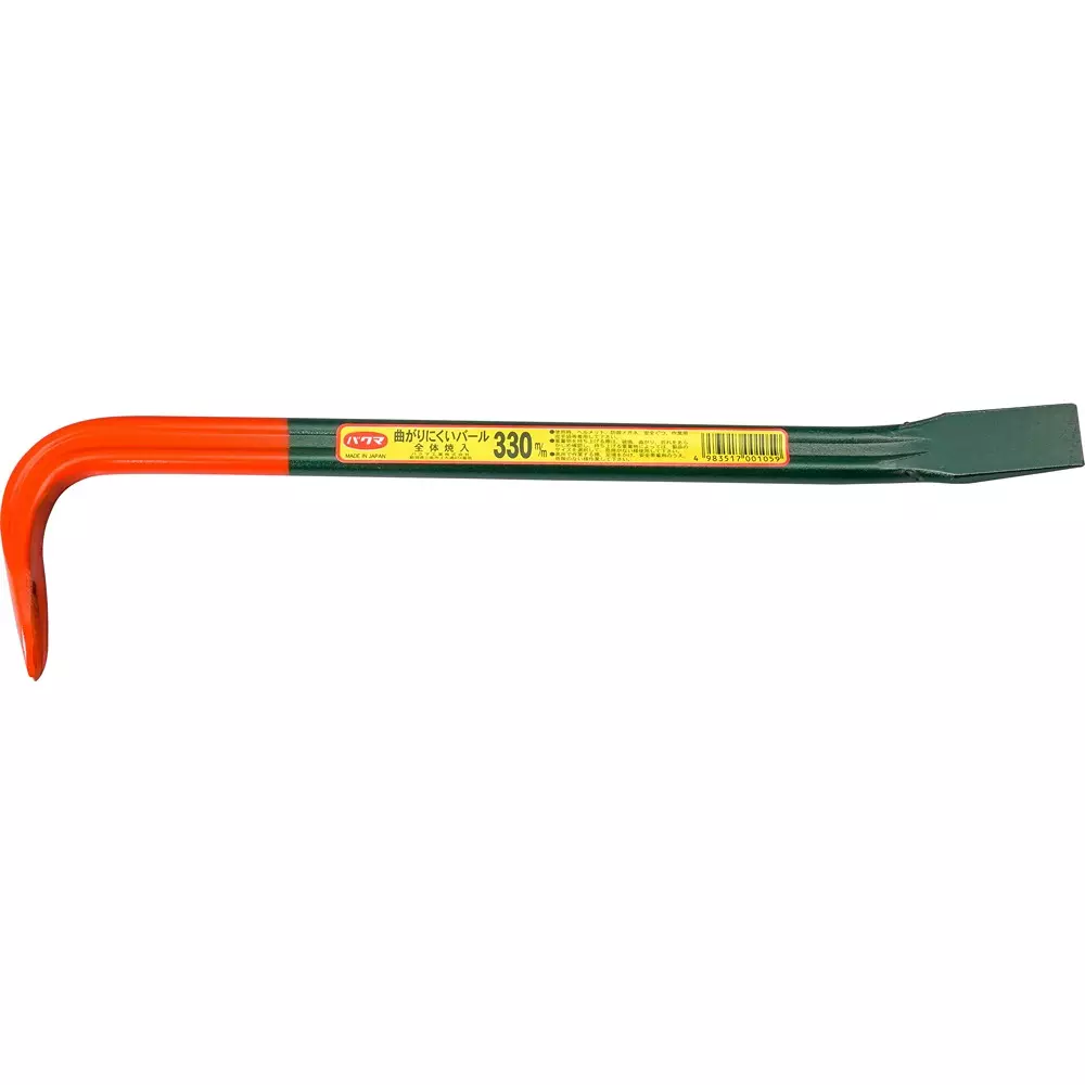 Bakuma Industries Flat Crowbar 330 mm Overall Length, 330mm