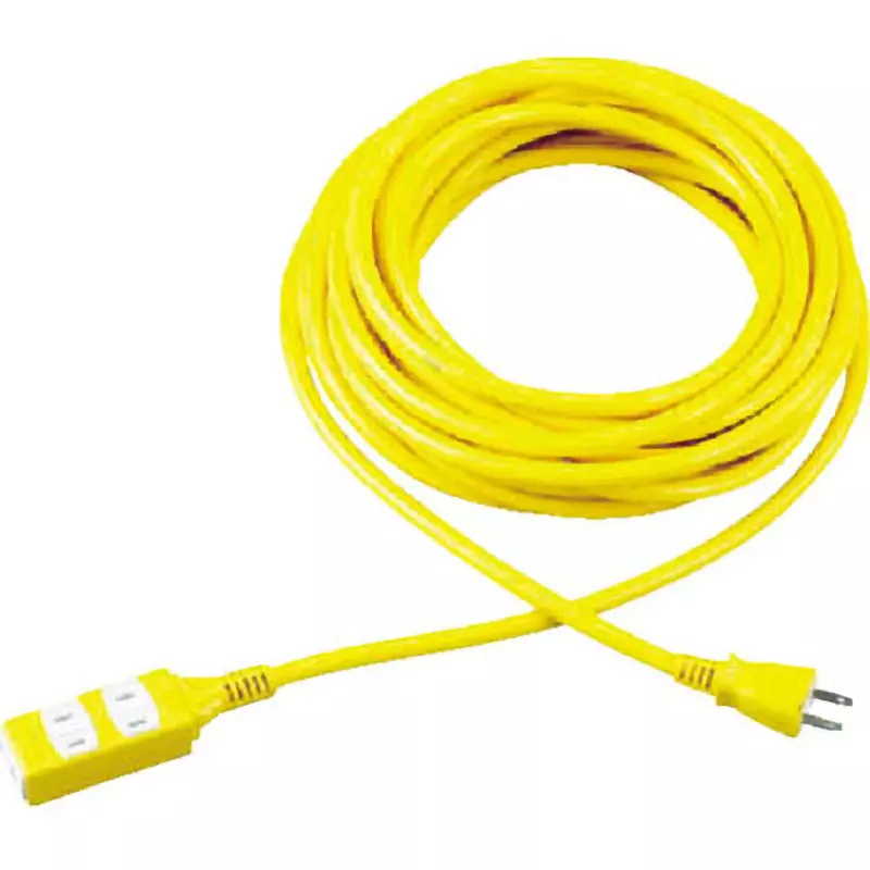 TRUSCO Soft Type Plug Vinyl Chloride Resin 10 m cable Length, TRIS15-103-Y