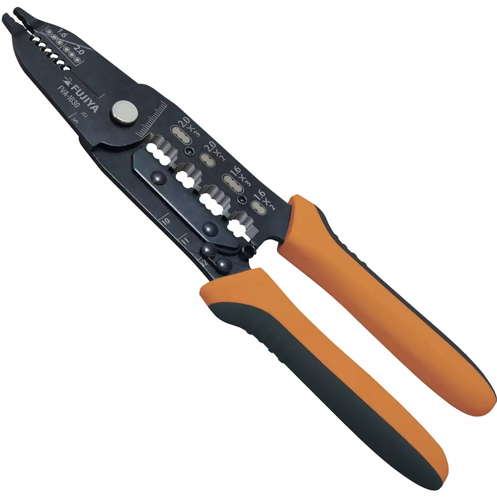 FUJIYA Electrician VA Wire Stripper Special Steel, FVA-1630