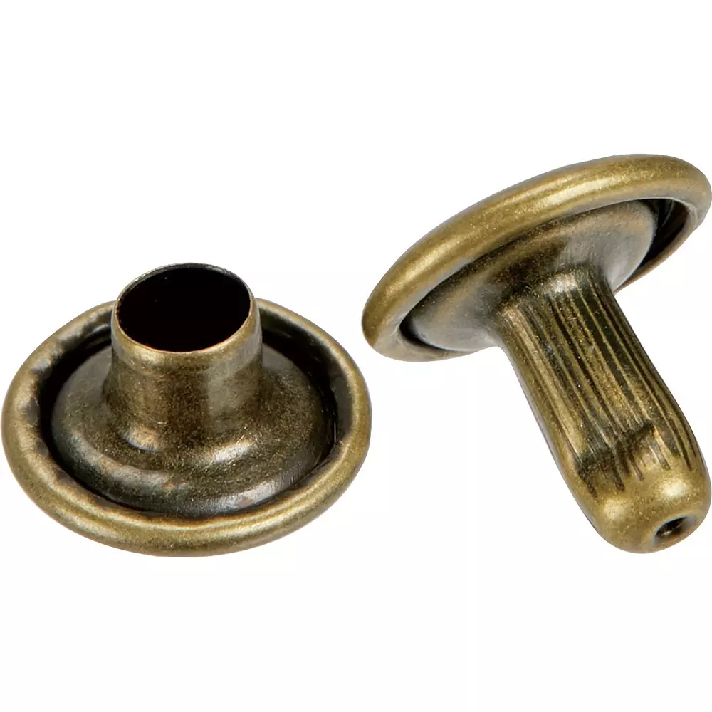 TRUSCO Large Riveted Gold Bronze Plating Color, P-THP-CG8.5 (Pack of 30 Pcs)