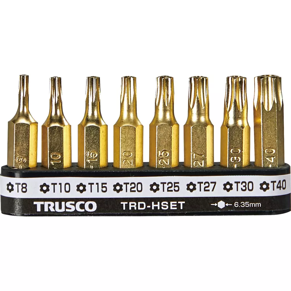 TRUSCO Hexalobe Driver with Holder, TRD-HSET
