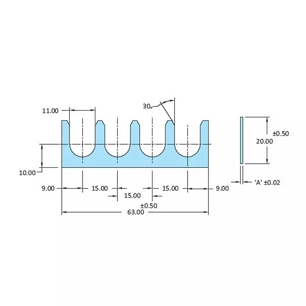 STEEL-SMITH Shimpacks 6320-11 Series 1.00 ±0.02 Dimension