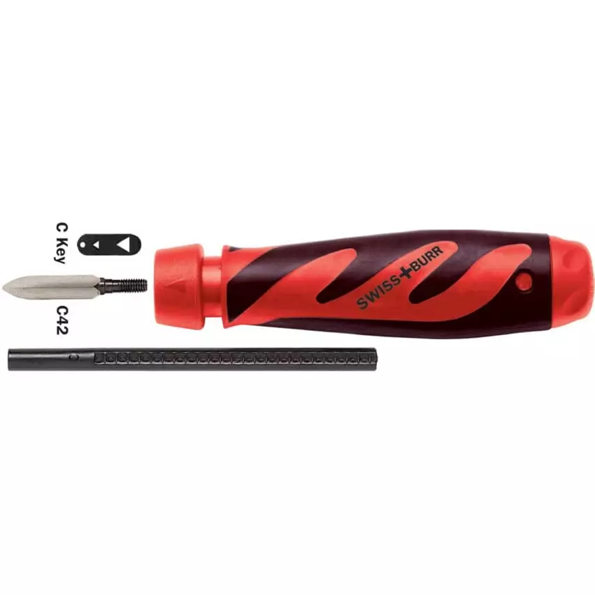 SWISS+BURR A/C, Hand Deburring Set Hand Scraper Set HSS or Carbide Blades, SWT1095030C