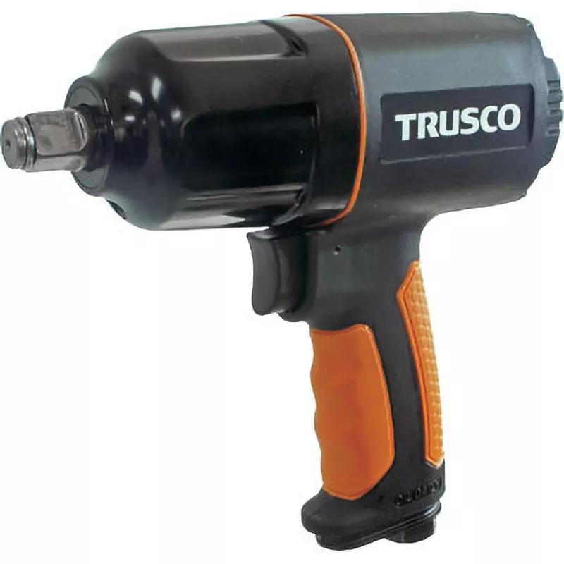 TRUSCO Air Impact Wrench 166 mm Overall Length, TAIW-1600L