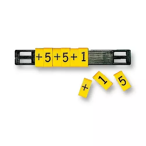 MULTICOMP PRO Clip On Wire Markers / Tie On Wire Markers CABLE MARKER, OVAL, U, REEL500, FM1(U) (Pack of 500)