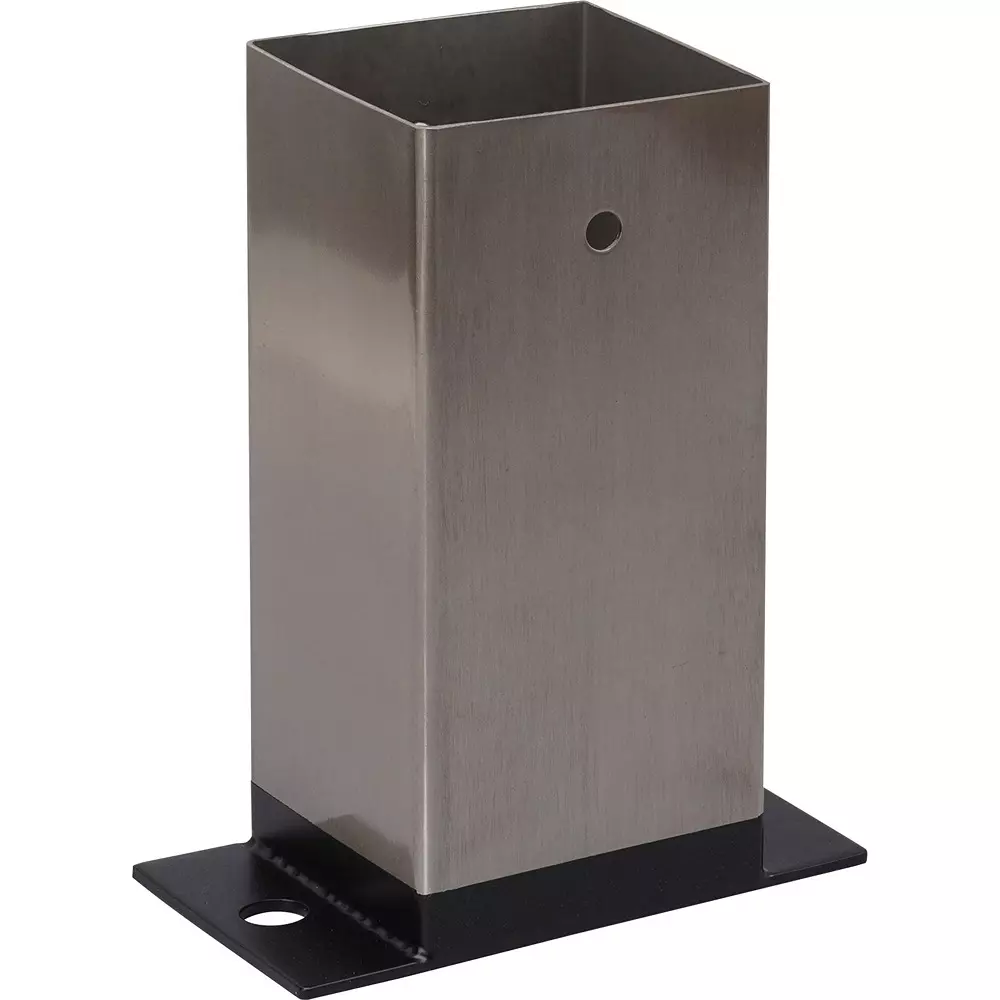 MonotaRO Stainless Steel Column Base Hardware Box Type, 90